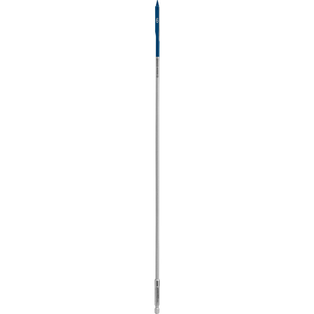 Image of Bosch EXPERT Self Cut Speed Hex Shank Wood Flat Drill Bit 400mm Long 6mm 400mm