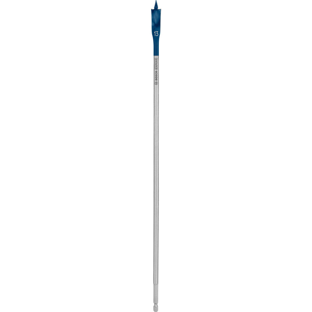 Image of Bosch EXPERT Self Cut Speed Hex Shank Wood Flat Drill Bit 400mm Long 13mm 400mm