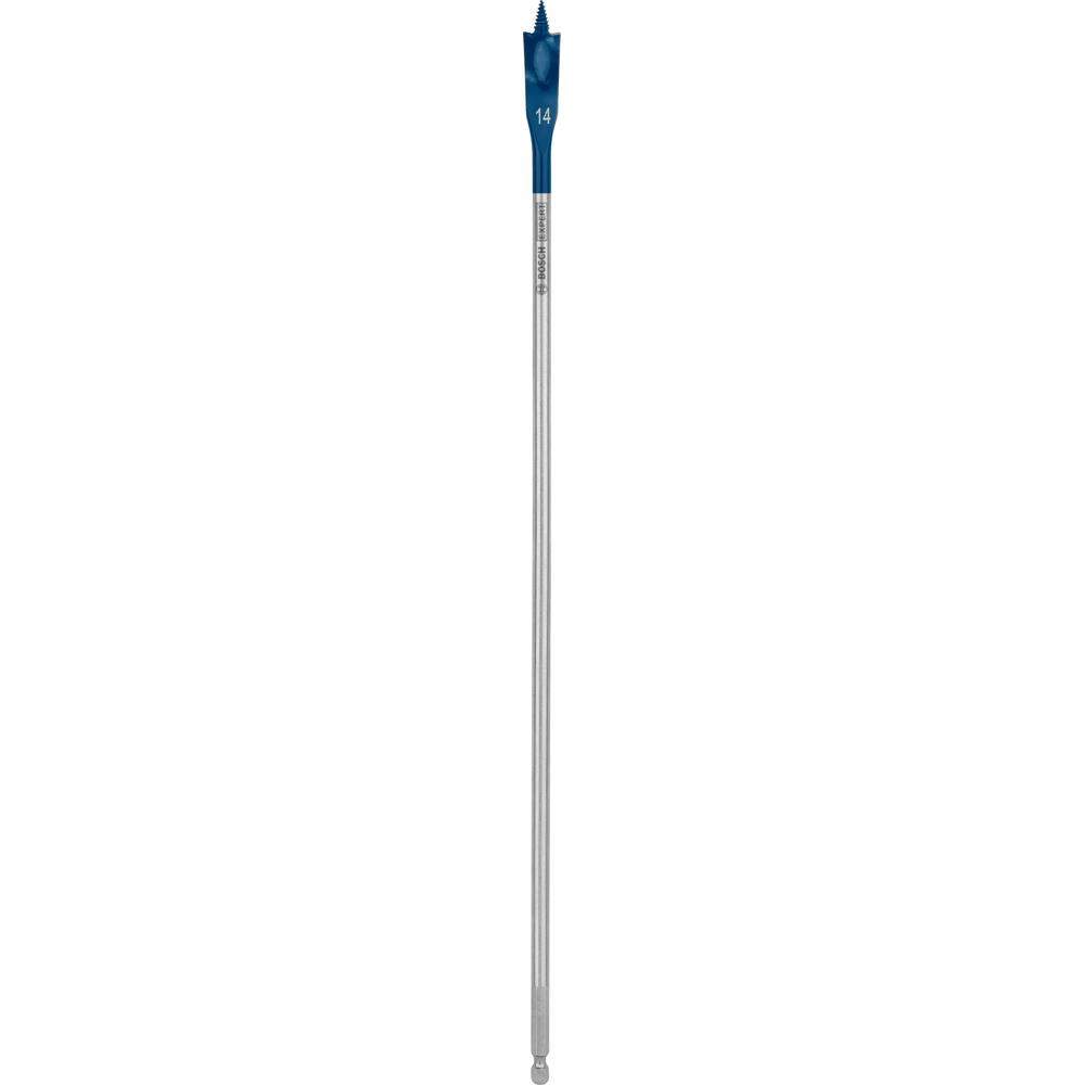 Image of Bosch EXPERT Self Cut Speed Hex Shank Wood Flat Drill Bit 400mm Long 14mm 400mm