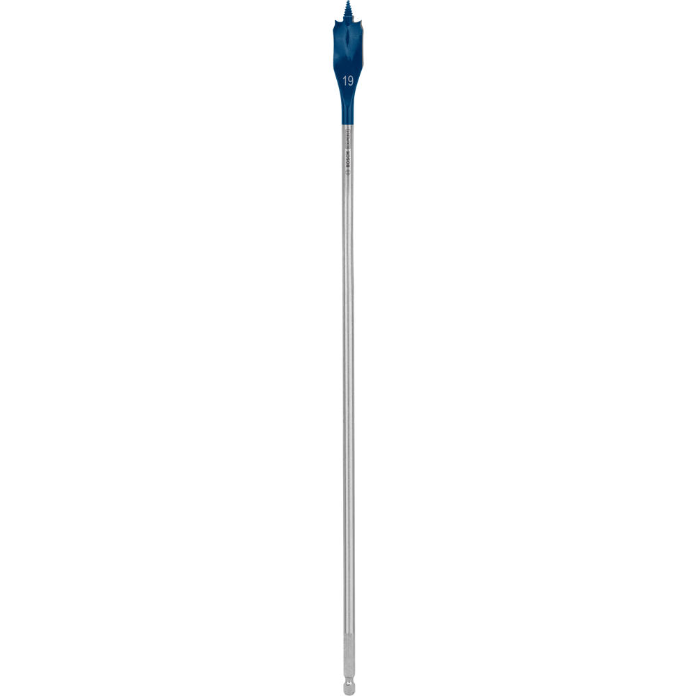 Image of Bosch EXPERT Self Cut Speed Hex Shank Wood Flat Drill Bit 400mm Long 19mm 400mm