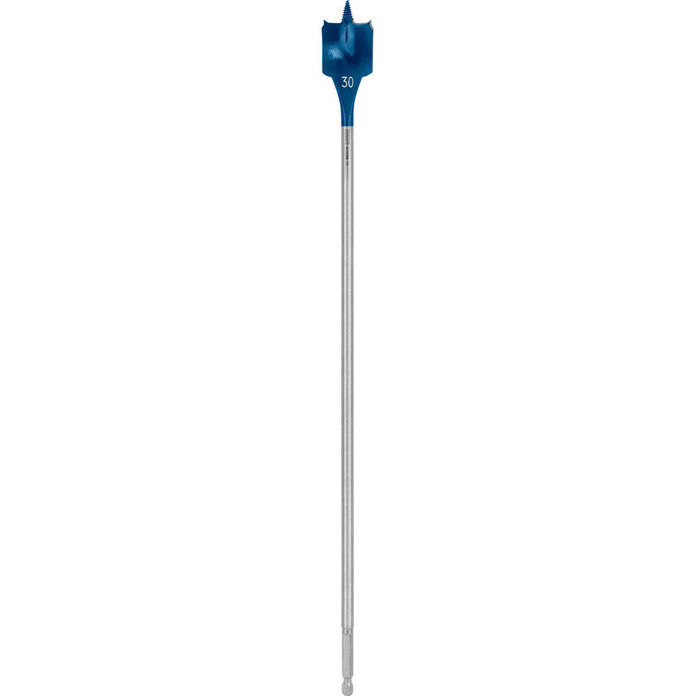 Image of Bosch EXPERT Self Cut Speed Hex Shank Wood Flat Drill Bit 400mm Long 30mm 400mm