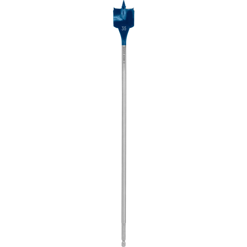Image of Bosch EXPERT Self Cut Speed Hex Shank Wood Flat Drill Bit 400mm Long 35mm 400mm
