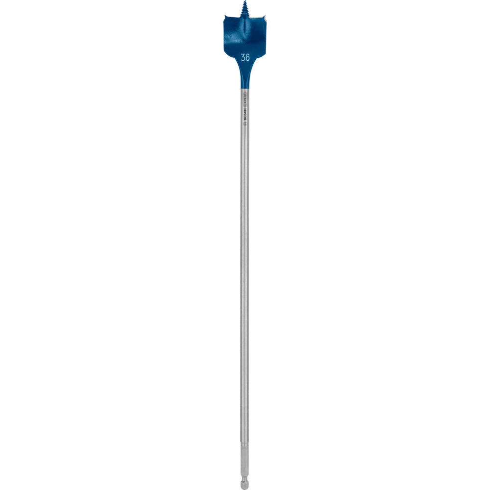 Image of Bosch EXPERT Self Cut Speed Hex Shank Wood Flat Drill Bit 400mm Long 36mm 400mm