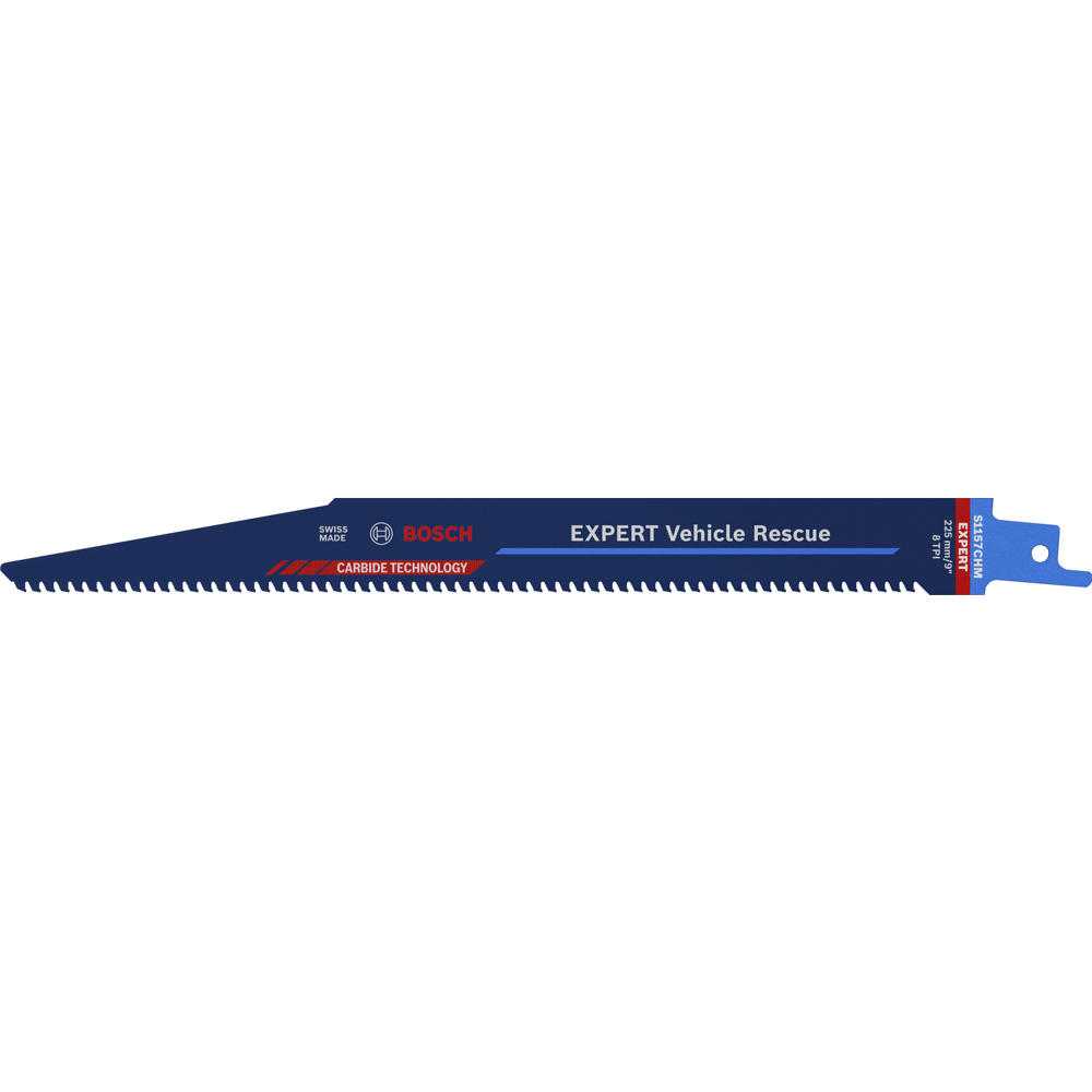 Image of Bosch EXPERT S1157CHM Vehicle Rescue Reciprocating Sabre Saw Blades 225mm Pack of 3
