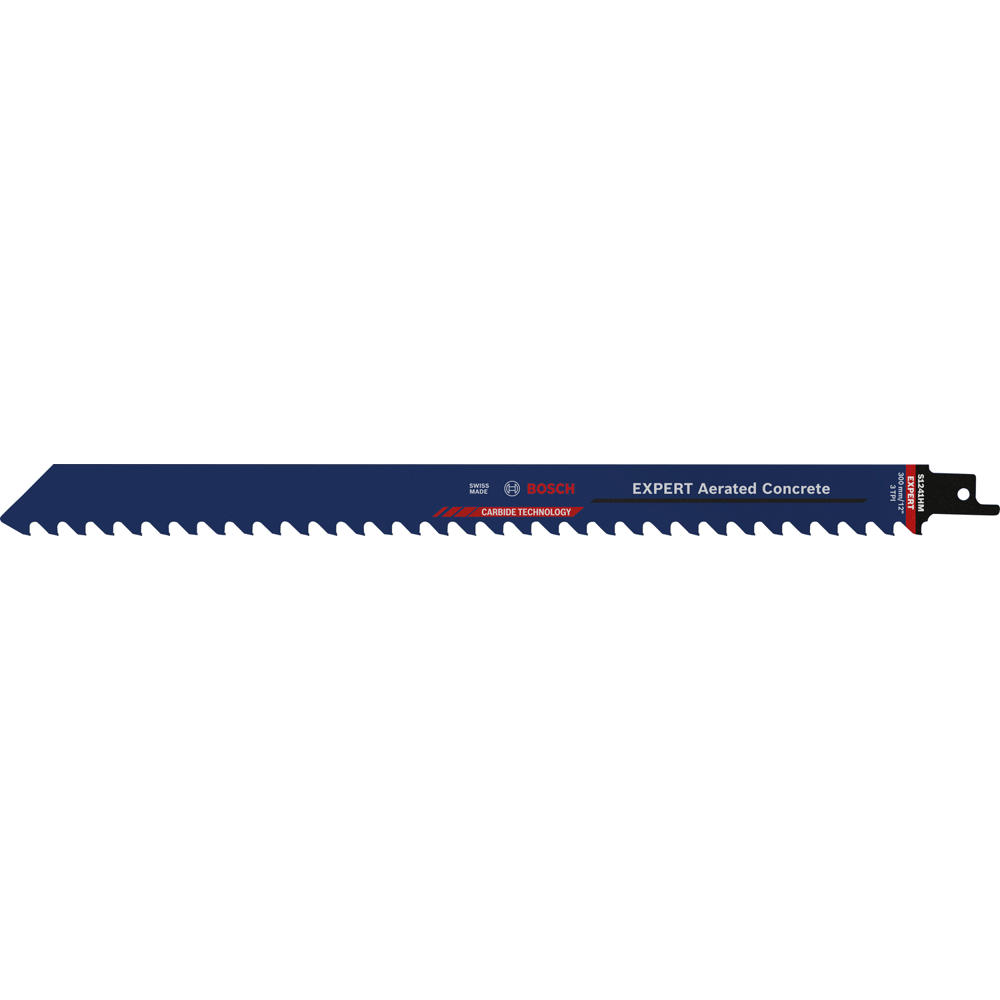 Bosch EXPERT S1241HM Aerated Concrete Reciprocating Sabre Saw Blades 300mm Pack of 1