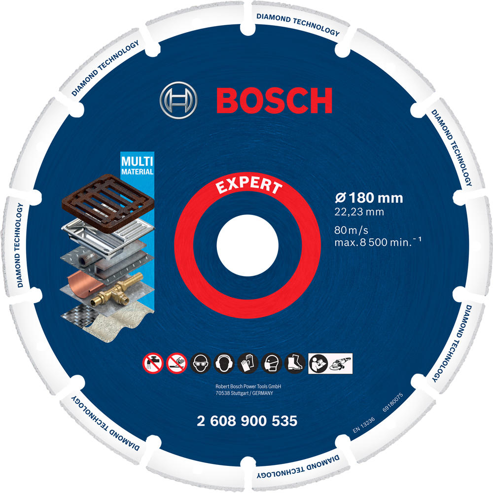 Image of Bosch EXPERT Diamond Metal Cutting Disc 180mm