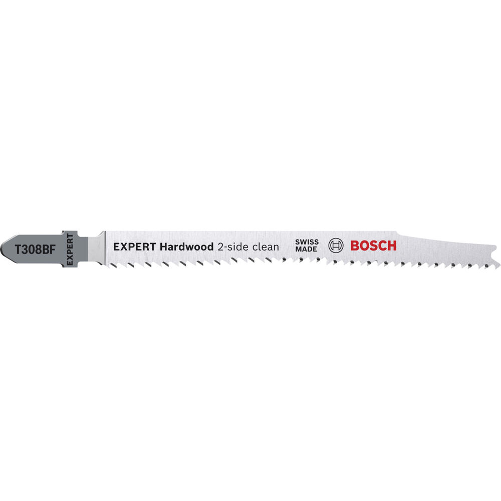Bosch EXPERT T308 BF Hard Wood Cutting Jigsaw Blades Pack of 5