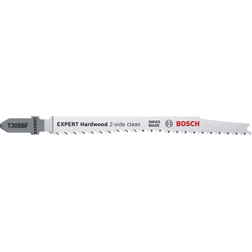 Image of Bosch EXPERT T308 BF Hard Wood Cutting Jigsaw Blades Pack of 100