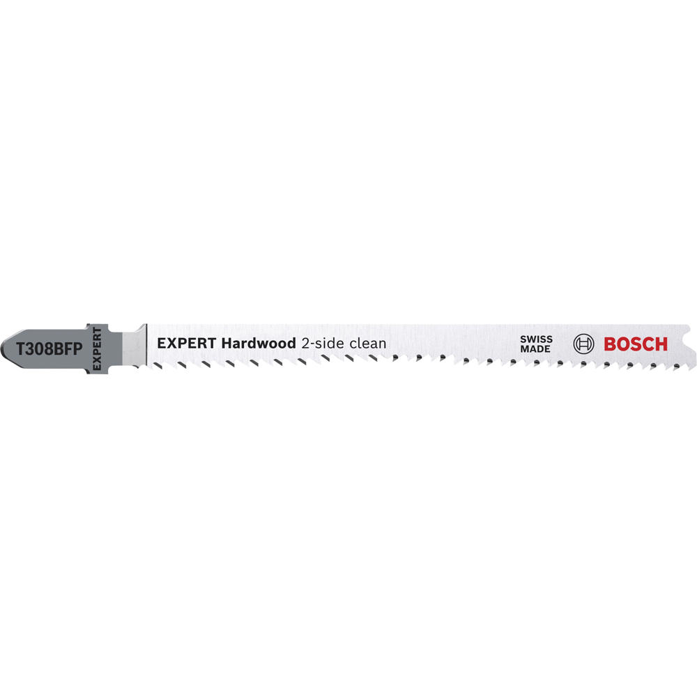 Bosch EXPERT T308 BFP Hard Wood Cutting Jigsaw Blade Pack of 25