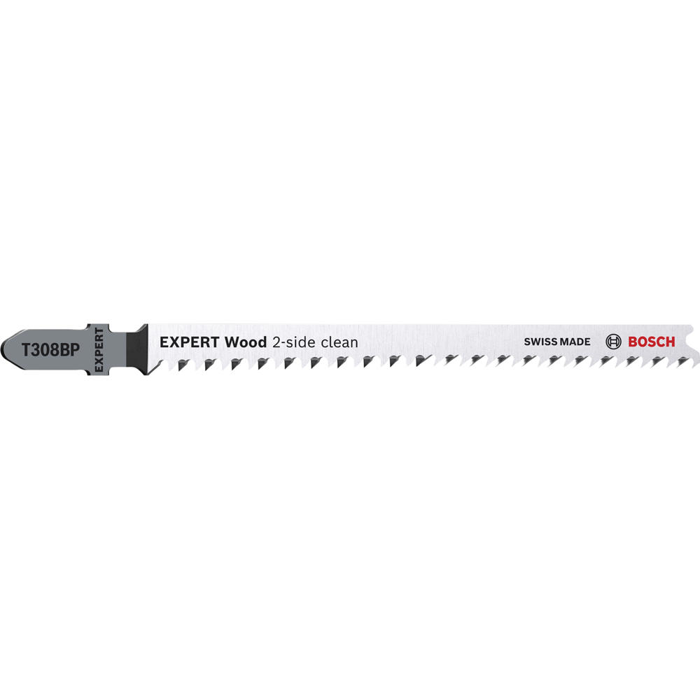Bosch EXPERT T308BP Wood Clean Cut Precision Jigsaw Blades Pack of 3