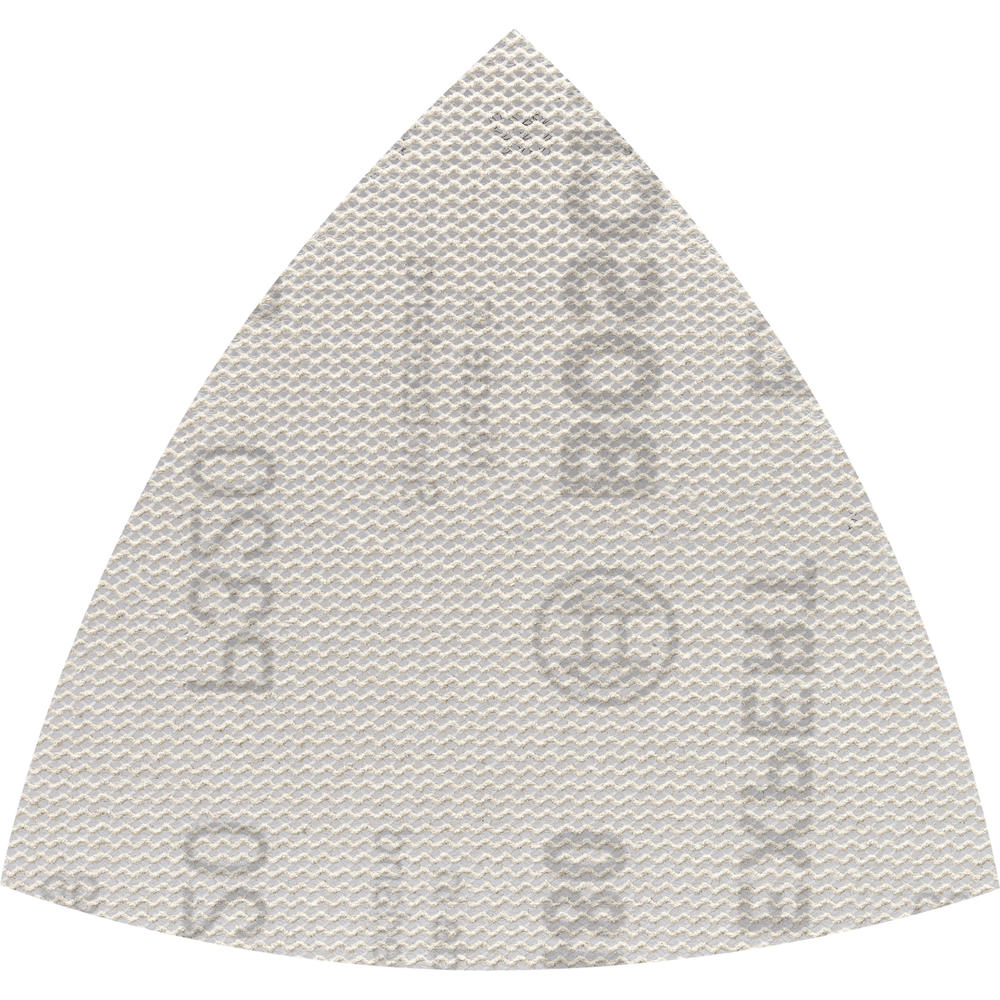 Image of Bosch EXPERT M480 Quick Fit Net Delta Sanding Sheets for Paint and Wood 93mm x 93mm 320g Pack of 5