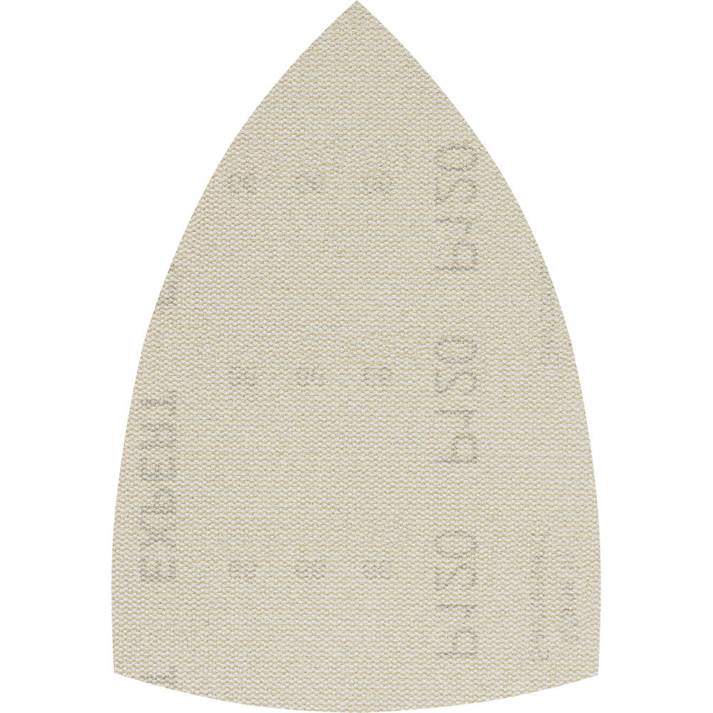 Image of Bosch EXPERT M480 Hook and Loop Large Delta Sanding Sheets for Paint and Wood 100mm x 150mm 120g Pack of 10