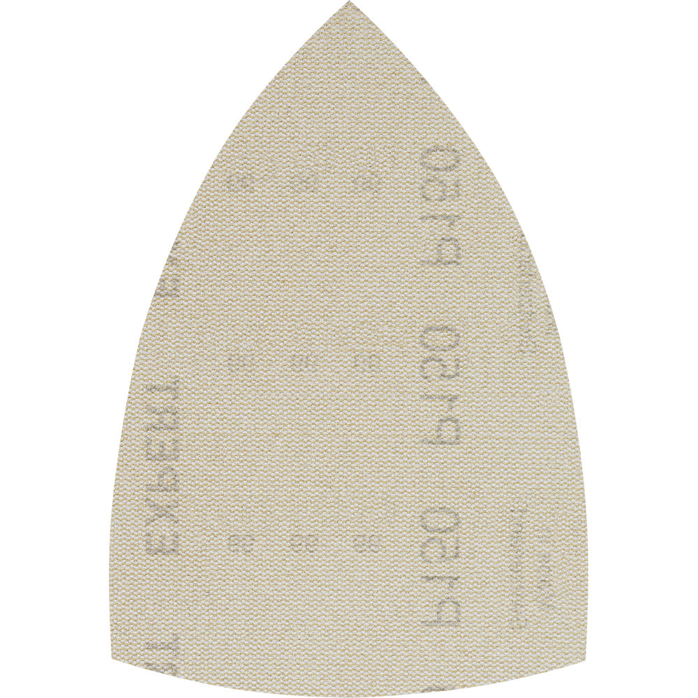 Image of Bosch EXPERT M480 Hook and Loop Large Delta Sanding Sheets for Paint and Wood 100mm x 150mm 150g Pack of 10