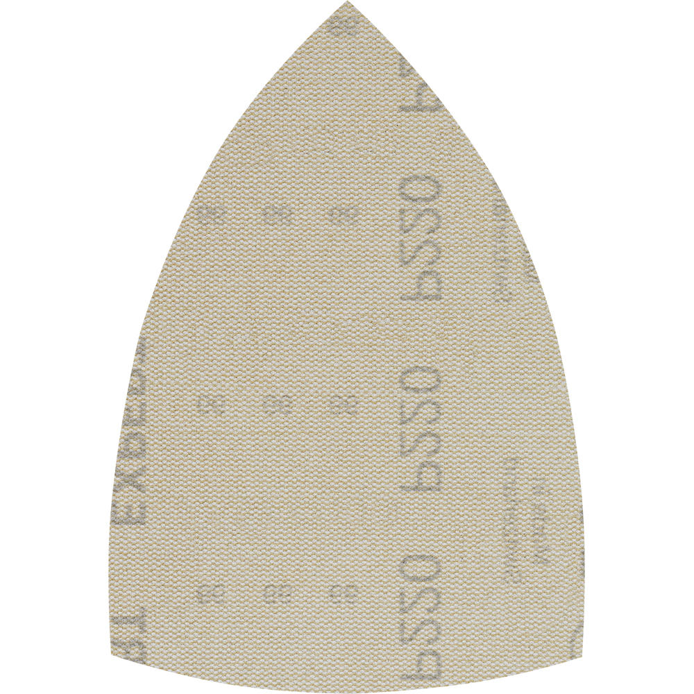 Image of Bosch EXPERT M480 Hook and Loop Large Delta Sanding Sheets for Paint and Wood 100mm x 150mm 220g Pack of 10