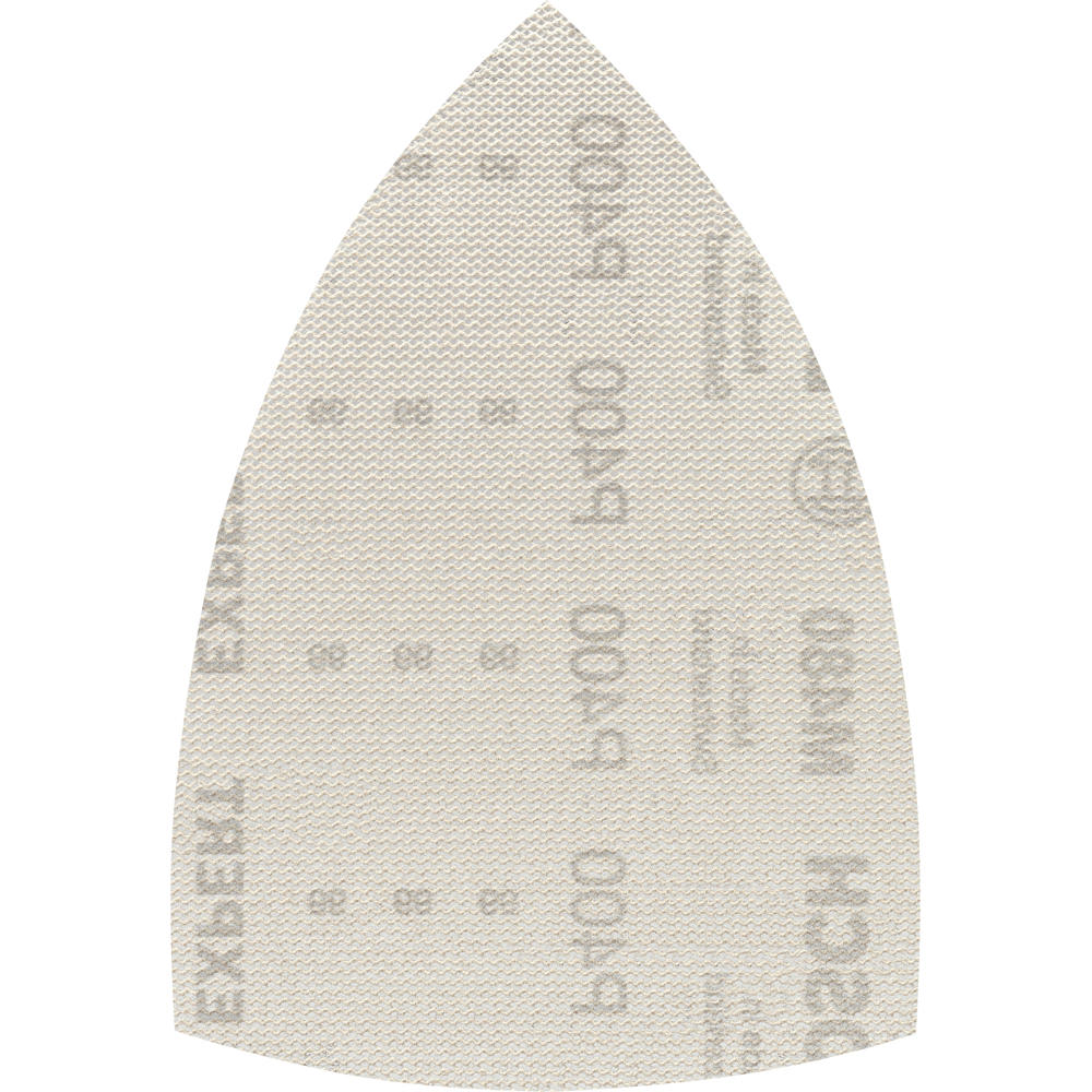 Image of Bosch EXPERT M480 Hook and Loop Large Delta Sanding Sheets for Paint and Wood 100mm x 150mm 400g Pack of 10
