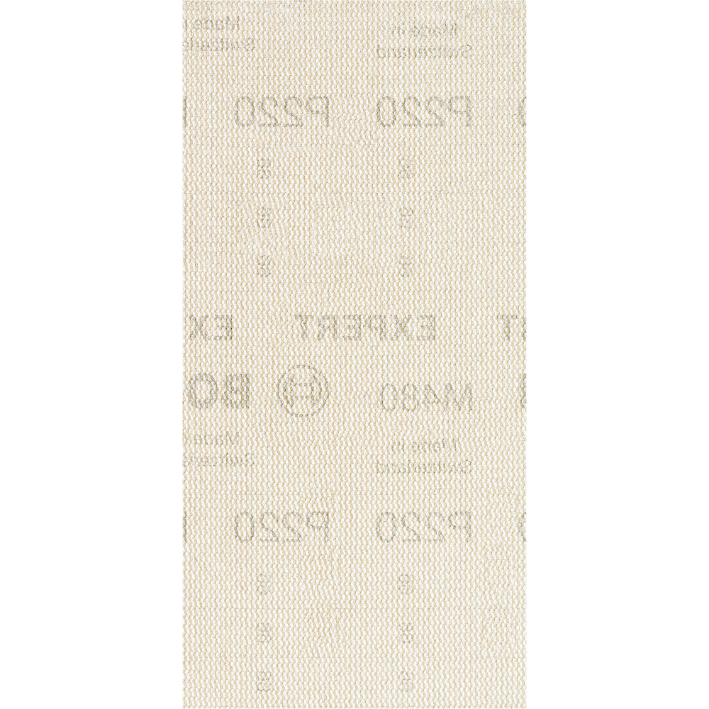 Image of Bosch EXPERT M480 93mm x 186mm Net Abrasive Sanding Sheets 93mm x 186mm 220g Pack of 10