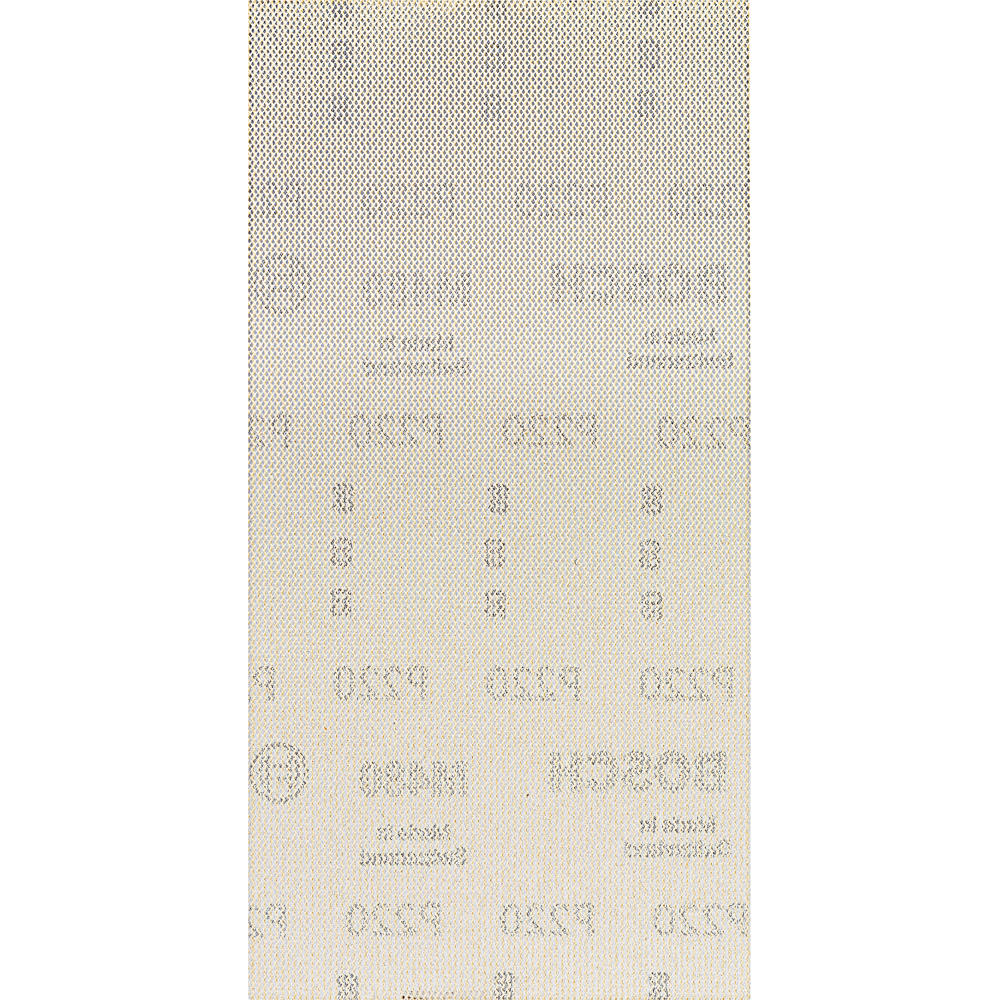 Image of Bosch EXPERT M480 115mm x 230mm Net Abrasive Sanding Sheets 115mm x 230mm 220g Pack of 10