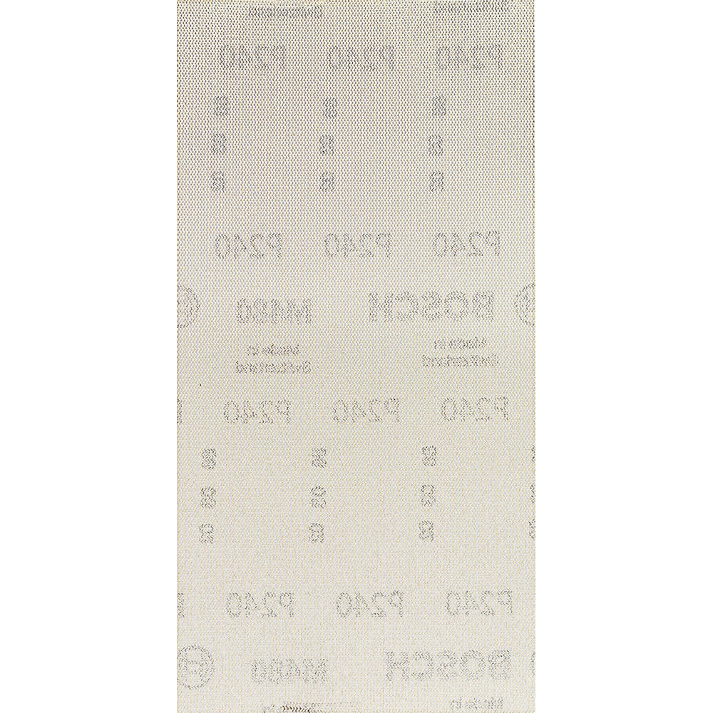 Image of Bosch EXPERT M480 115mm x 230mm Net Abrasive Sanding Sheets 115mm x 230mm 240g Pack of 10