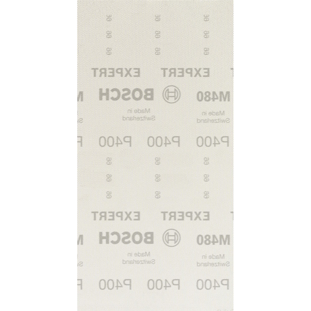 Image of Bosch EXPERT M480 115mm x 230mm Net Abrasive Sanding Sheets 115mm x 230mm 400g Pack of 10