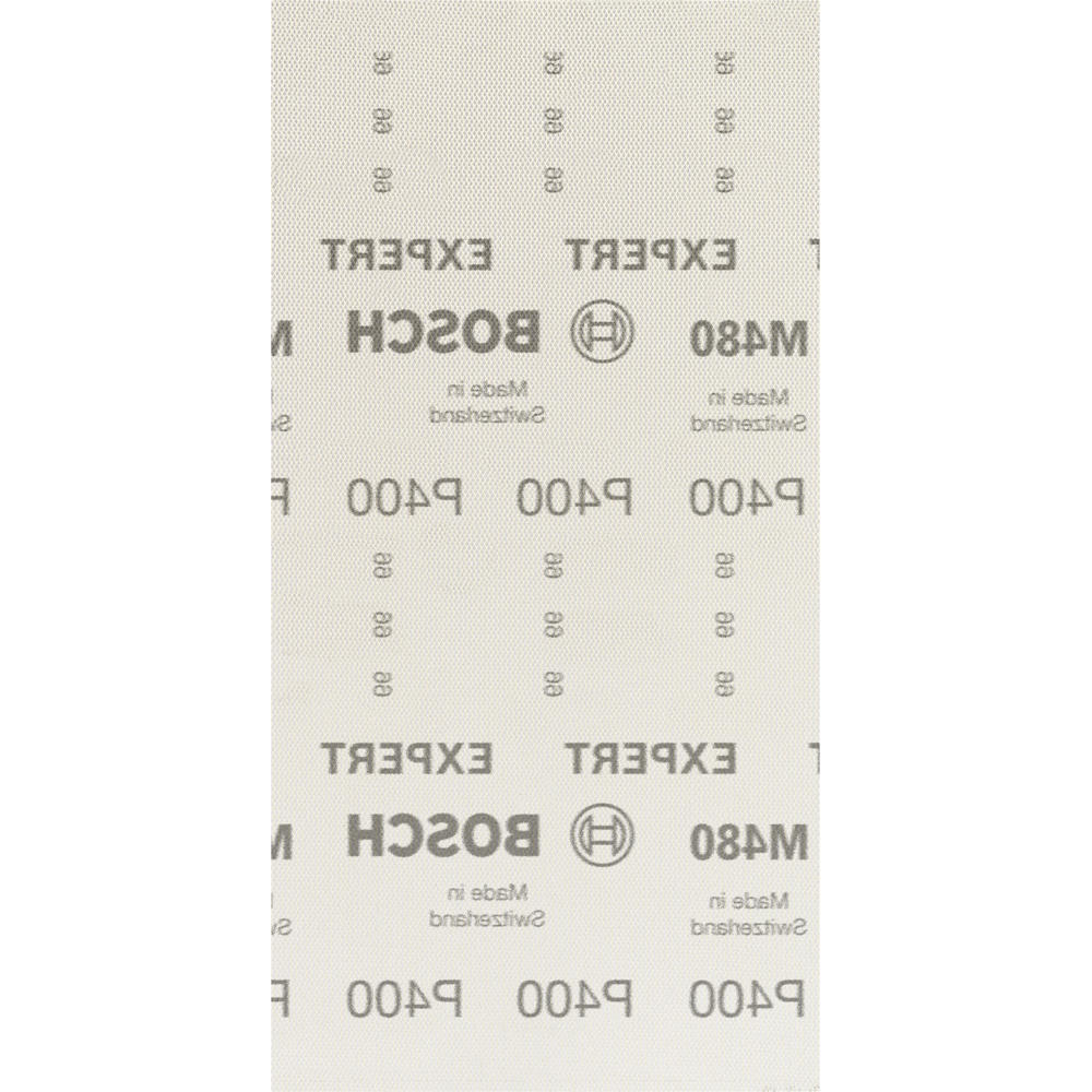 Image of Bosch EXPERT M480 115mm x 230mm Net Abrasive Sanding Sheets 115mm x 230mm 400g Pack of 50