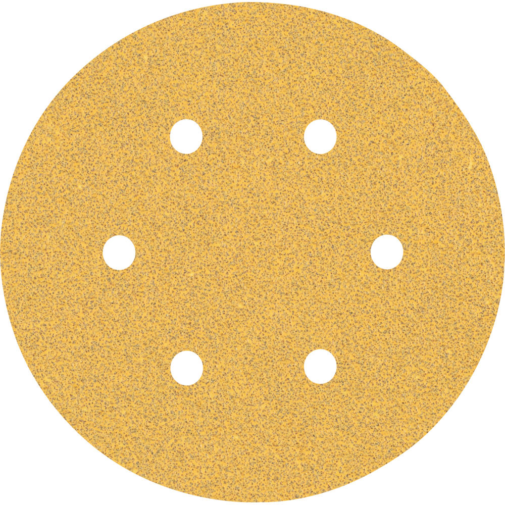 Image of Bosch EXPERT C470 Red Wood Top Sanding Discs 150mm 150mm 60g Pack of 5