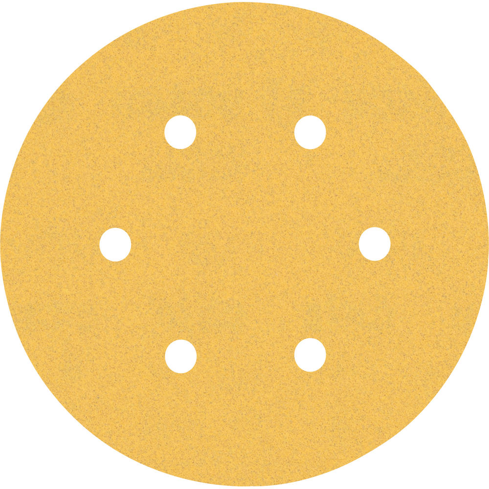 Image of Bosch EXPERT C470 Red Wood Top Sanding Discs 150mm 150mm 120g Pack of 5