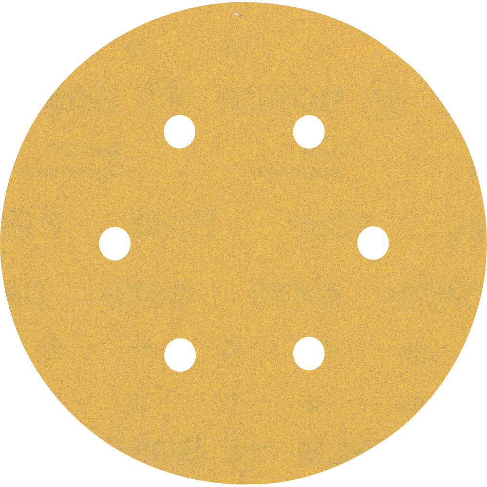 Image of Bosch EXPERT C470 Red Wood Top Sanding Discs 150mm 150mm 180g Pack of 5