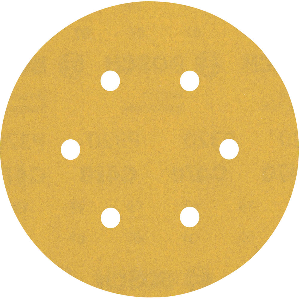 Image of Bosch EXPERT C470 Red Wood Top Sanding Discs 150mm 150mm 320g Pack of 5
