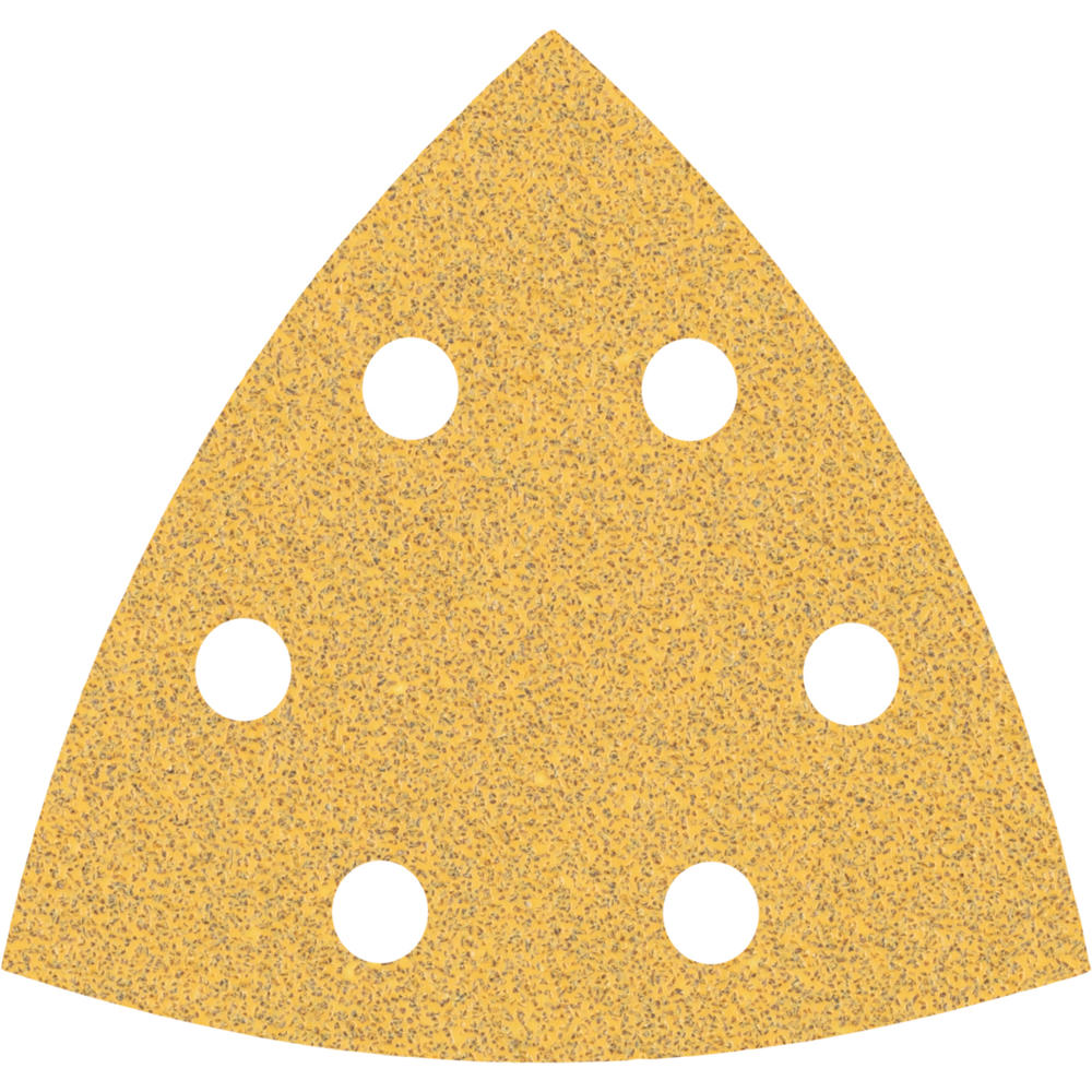 Image of Bosch EXPERT C470 Punched Quick Fit Delta Sanding Sheets for Paint and Wood 93mm x 93mm 60g Pack of 5