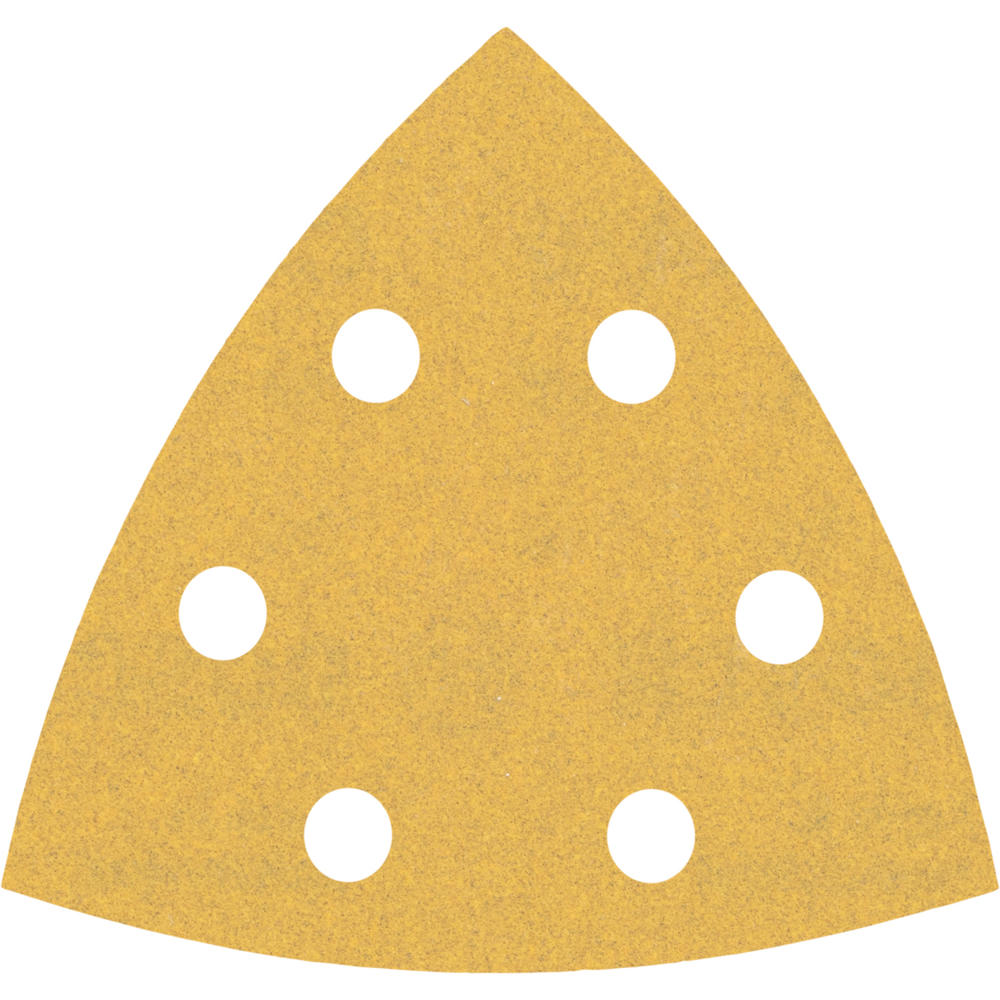 Image of Bosch EXPERT C470 Punched Quick Fit Delta Sanding Sheets for Paint and Wood 93mm x 93mm 180g Pack of 5