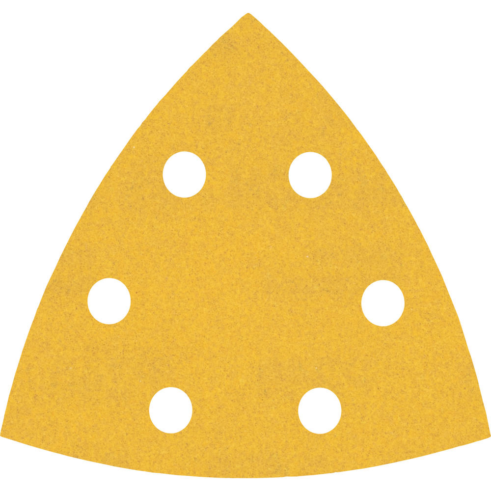 Image of Bosch EXPERT C470 Punched Quick Fit Delta Sanding Sheets for Paint and Wood 93mm x 93mm 240g Pack of 5