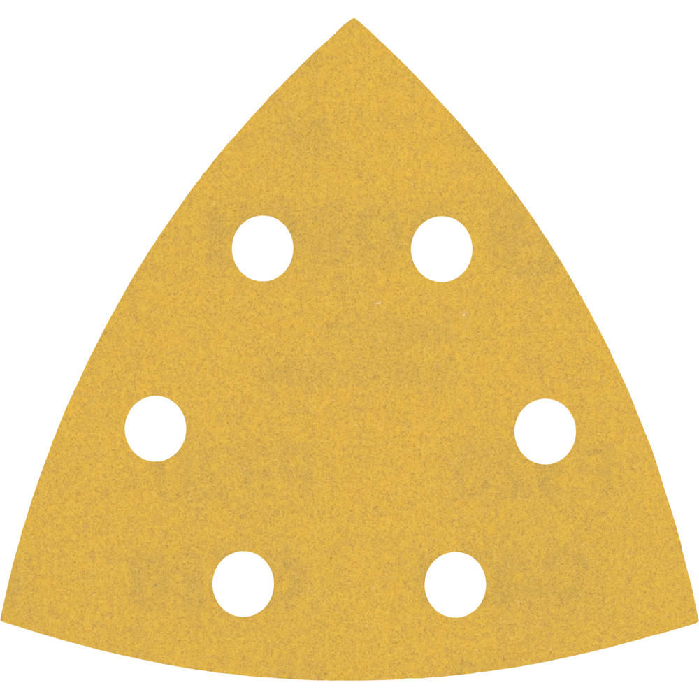 Image of Bosch EXPERT C470 Punched Quick Fit Delta Sanding Sheets for Paint and Wood 93mm x 93mm 320g Pack of 5