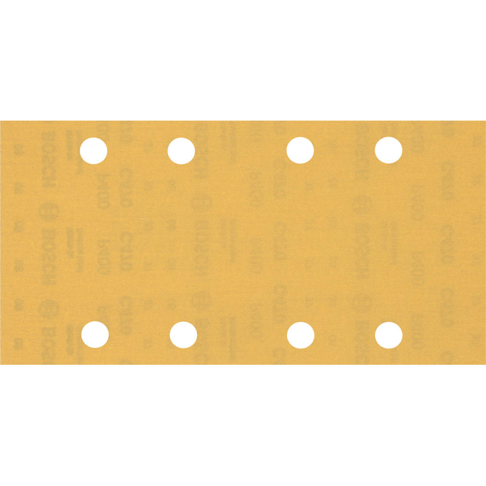 Image of Bosch EXPERT C470 Punched Hook and Loop Sanding Sheets 93mm x 186mm 400g Pack of 10