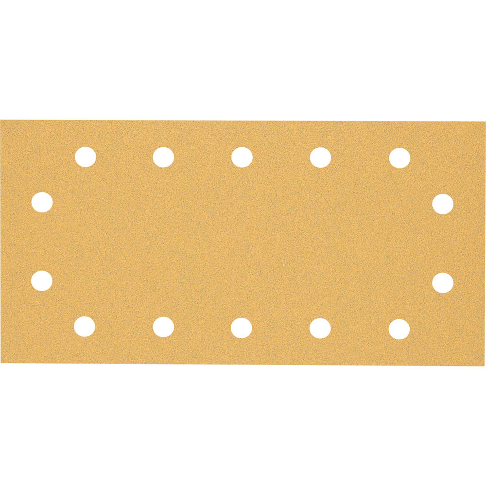 Image of Bosch EXPERT C470 Punched Hook and Loop 1/2 Sanding Sheets 115mm x 230mm 80g Pack of 10