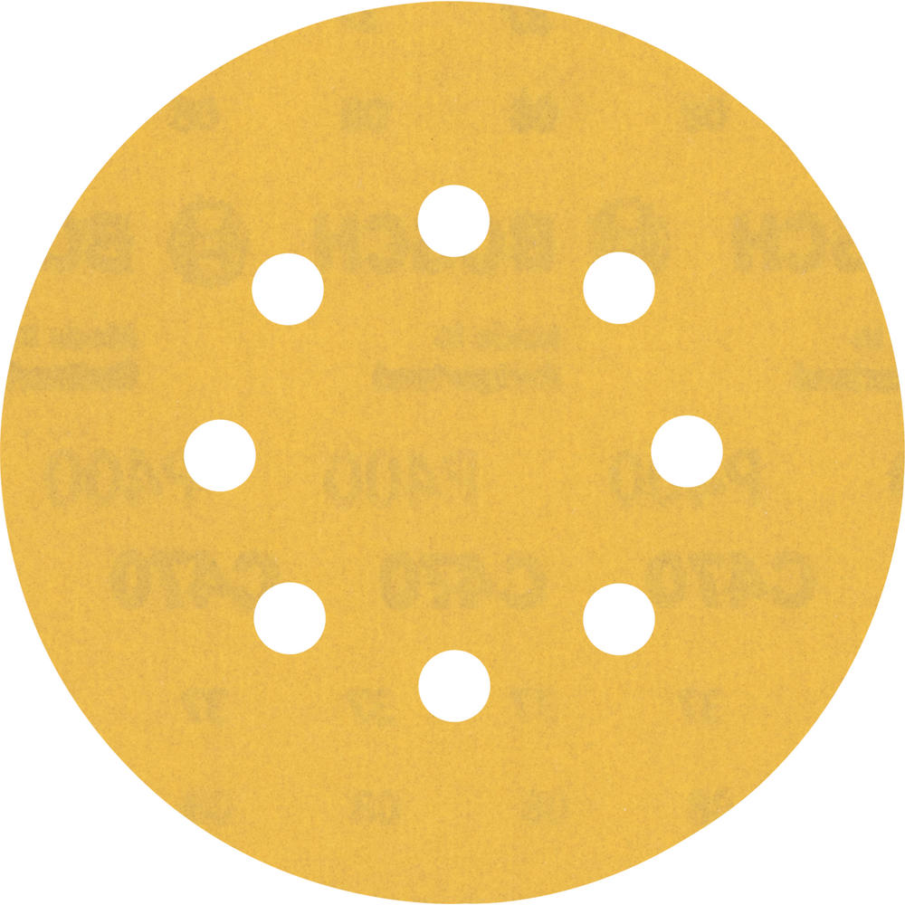 Image of Bosch EXPERT C470 Wood Sanding Disc 125mm 125mm 400g Pack of 50