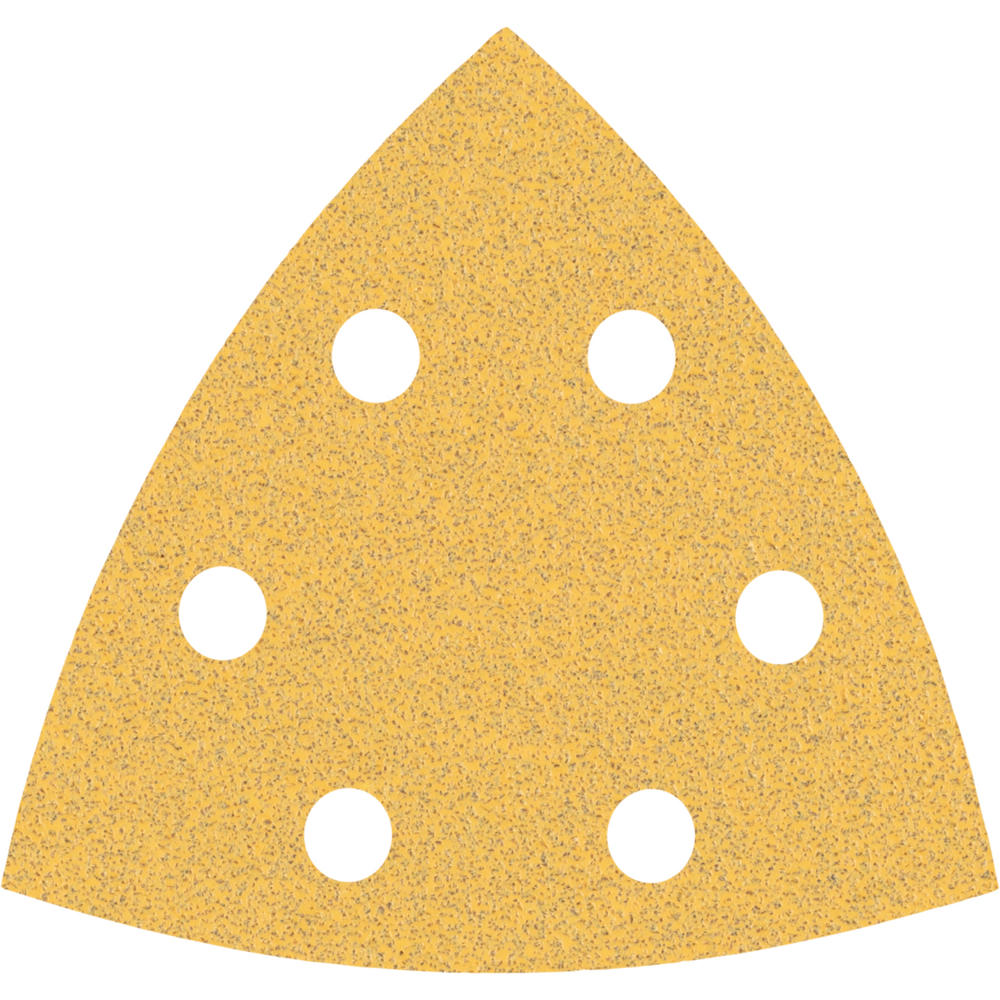 Image of Bosch EXPERT C470 Punched Quick Fit Delta Sanding Sheets for Paint and Wood 93mm x 93mm 80g Pack of 50