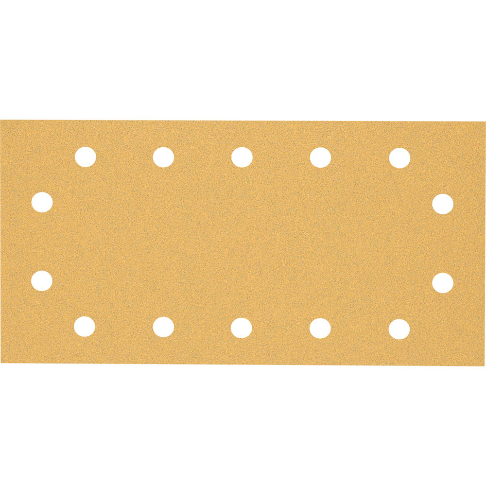 Image of Bosch EXPERT C470 Punched Hook and Loop 1/2 Sanding Sheets 115mm x 230mm 80g Pack of 50