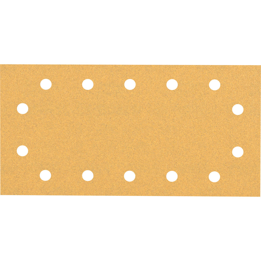 Image of Bosch EXPERT C470 Punched Hook and Loop 1/2 Sanding Sheets 115mm x 230mm 100g Pack of 50