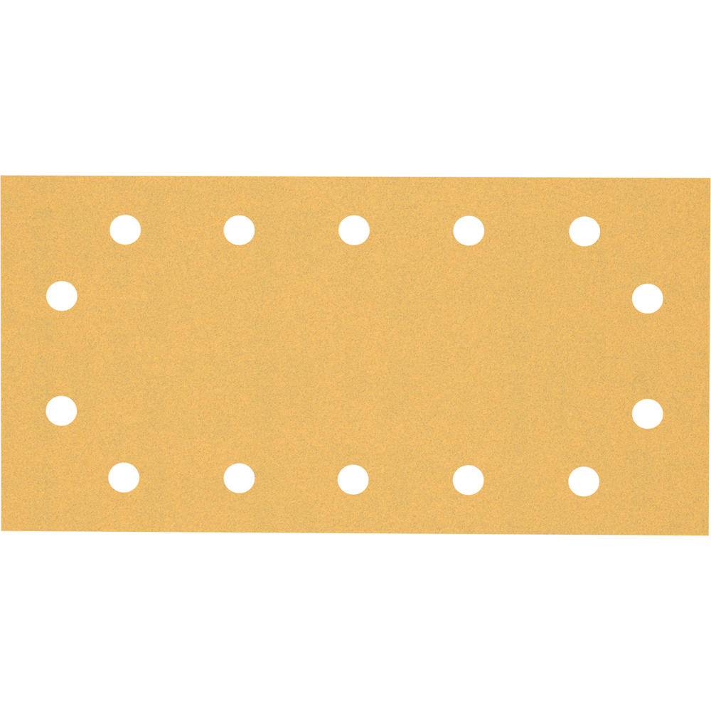 Image of Bosch EXPERT C470 Punched Hook and Loop 1/2 Sanding Sheets 115mm x 230mm 120g Pack of 50