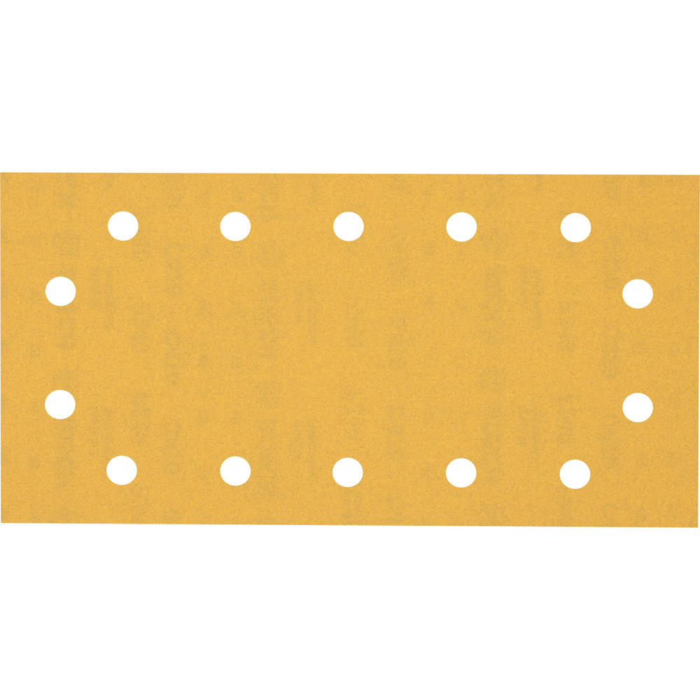 Image of Bosch EXPERT C470 Punched Hook and Loop 1/2 Sanding Sheets 115mm x 230mm 240g Pack of 50