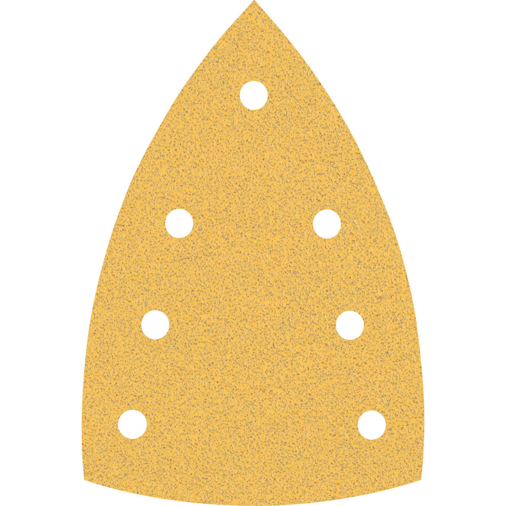 Image of Bosch EXPERT C470 Hook and Loop Large Delta Sanding Sheets for Paint and Wood 100mm x 150mm 80g Pack of 10