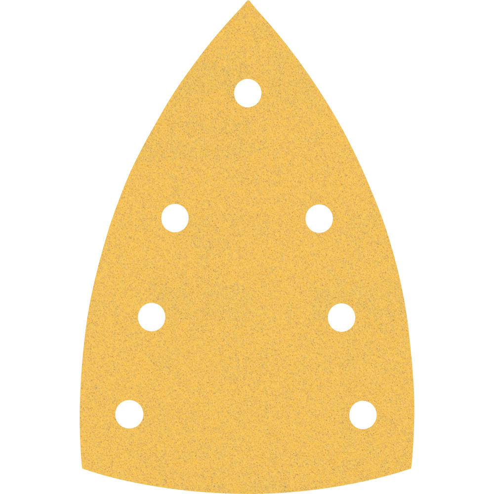 Image of Bosch EXPERT C470 Hook and Loop Large Delta Sanding Sheets for Paint and Wood 100mm x 150mm 120g Pack of 10