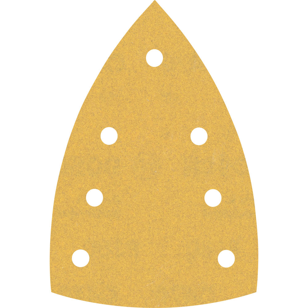 Image of Bosch EXPERT C470 Hook and Loop Large Delta Sanding Sheets for Paint and Wood 100mm x 150mm 180g Pack of 10