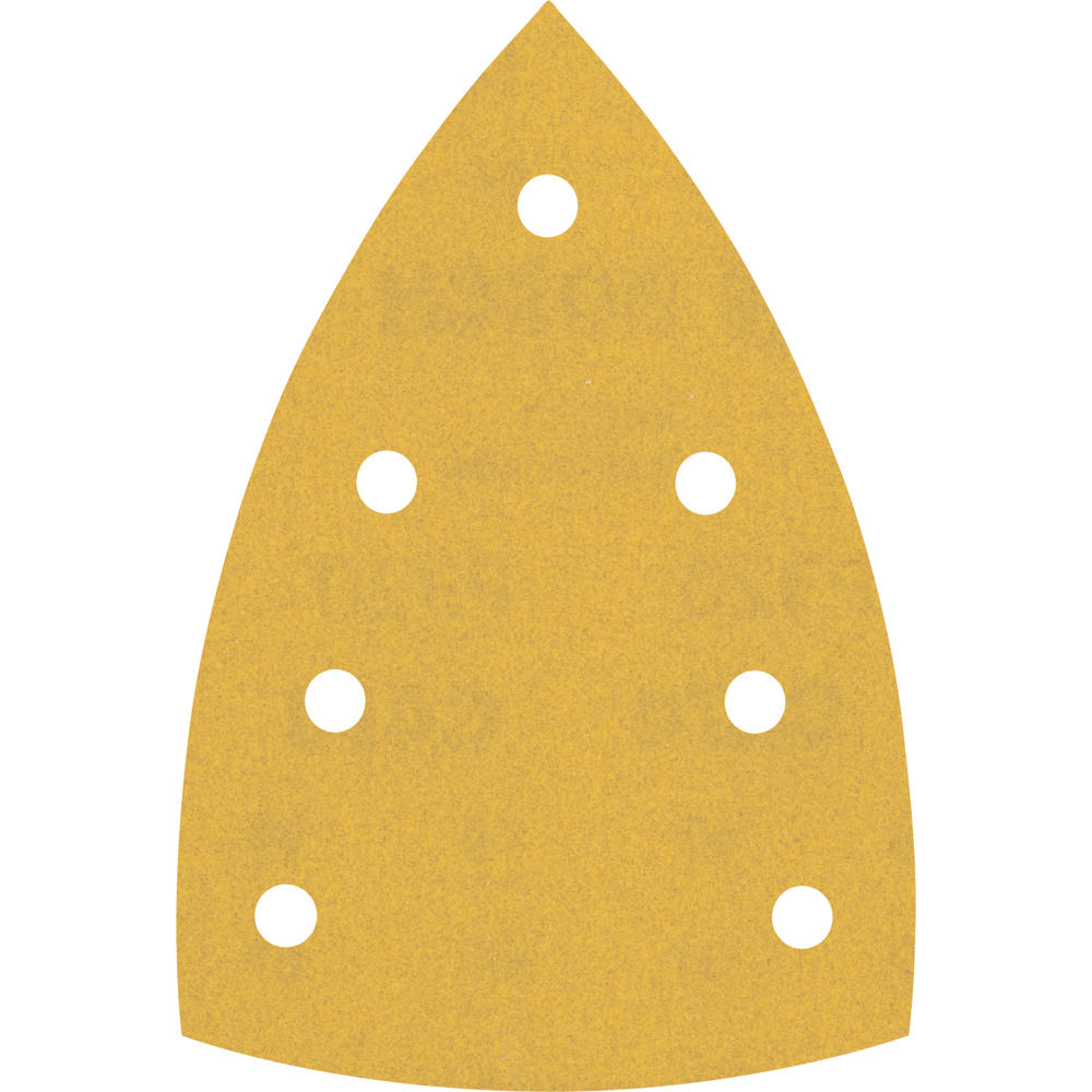 Image of Bosch EXPERT C470 Hook and Loop Large Delta Sanding Sheets for Paint and Wood 100mm x 150mm 320g Pack of 10