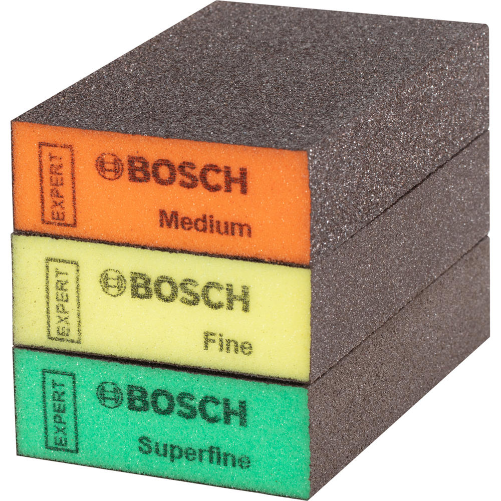 Image of Bosch EXPERT 3 Piece S471 Sanding Block Set