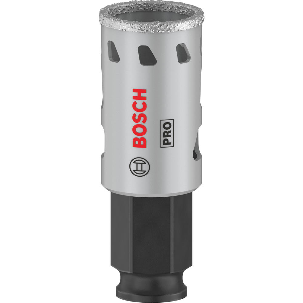 Image of Bosch PRO Power Change Plus Diamond Grit Tile Hole Saw 25mm