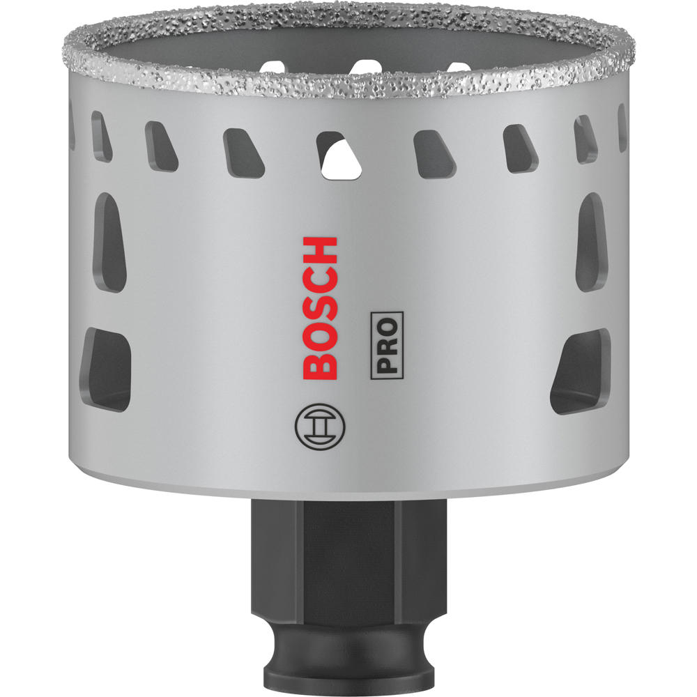 Image of Bosch PRO Power Change Plus Diamond Grit Tile Hole Saw 57mm