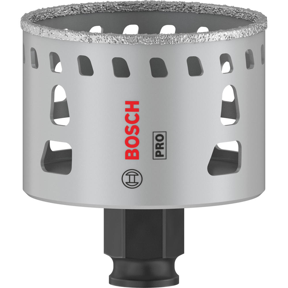 Image of Bosch PRO Power Change Plus Diamond Grit Tile Hole Saw 60mm