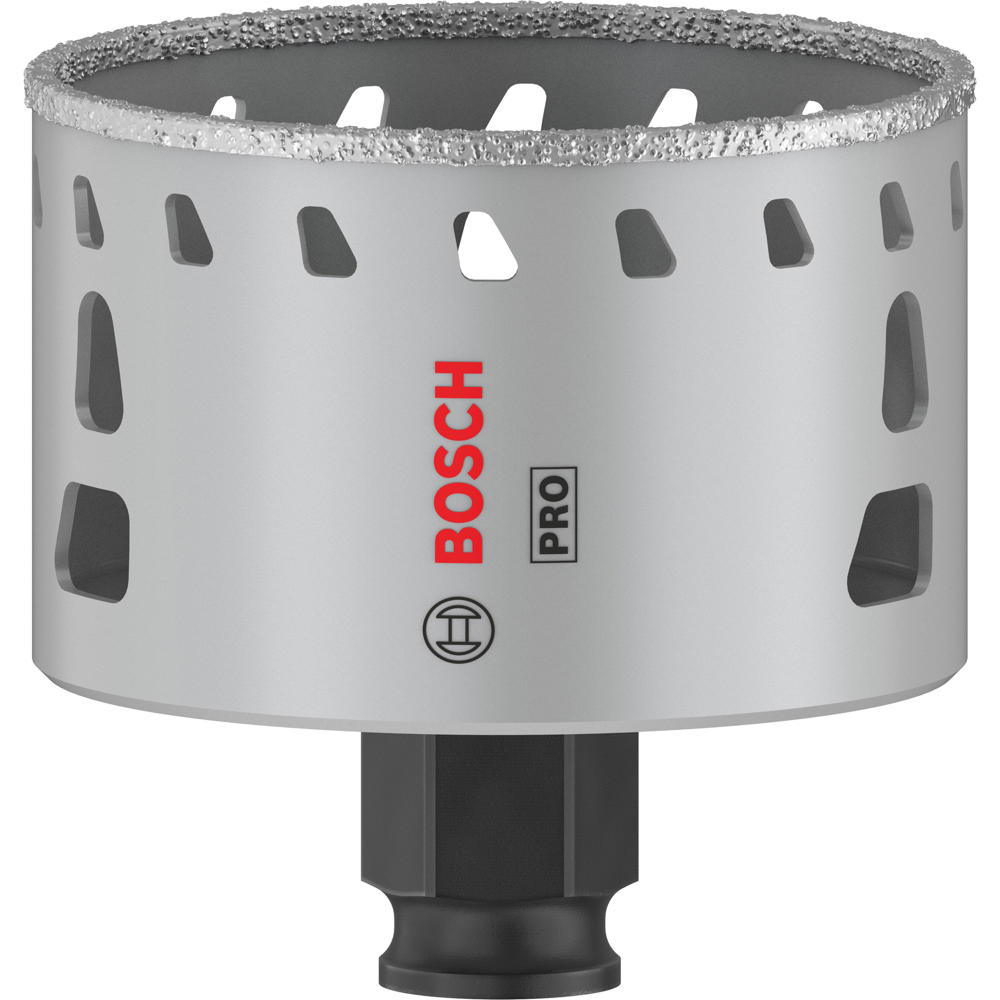 Image of Bosch PRO Power Change Plus Diamond Grit Tile Hole Saw 67mm