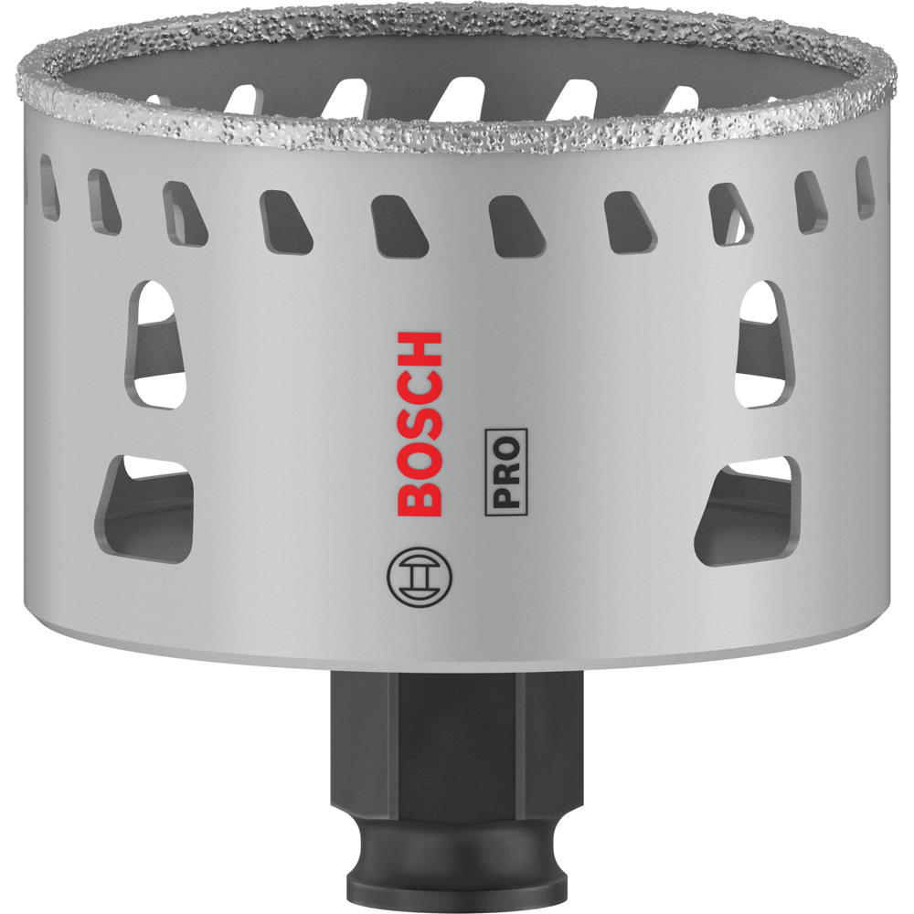 Image of Bosch PRO Power Change Plus Diamond Grit Tile Hole Saw 68mm